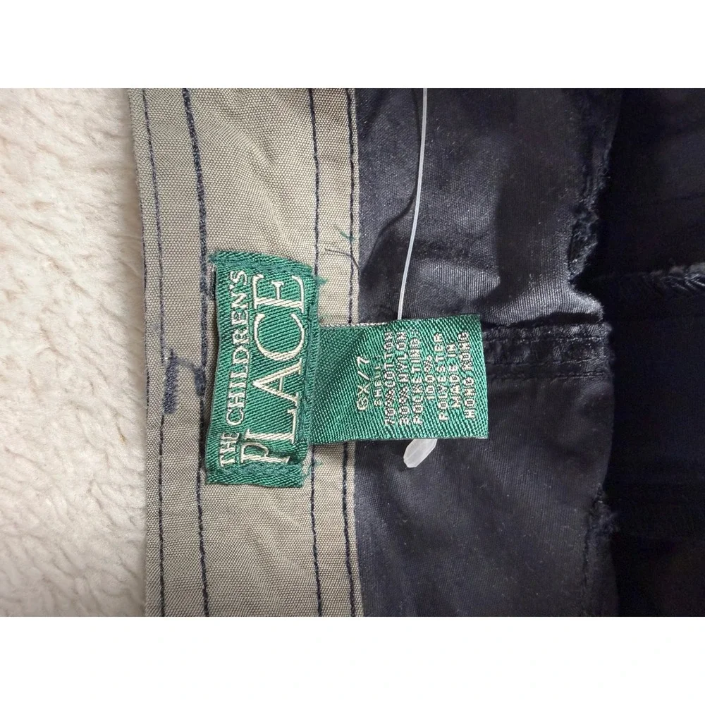The‎ Childrens Place Cargo Pants Kids 6X/7 Navy Excellent Y2K Gorpcore Utility